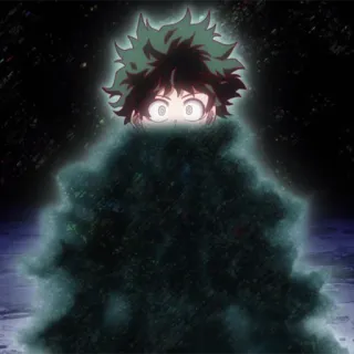 🥦 Izuku Midoriya My Hero Academia anime, my hero academia, deku, izuku midoriya, superhero, manga telegram sticker