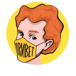 🙌 ПРИВЕТ ciao, russo, maschera, saluto, persona, cartone animato telegram sticker