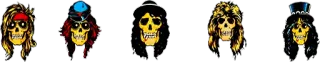 🔫 Schädel, Band, Musik, Rock, Schädel whatsapp sticker