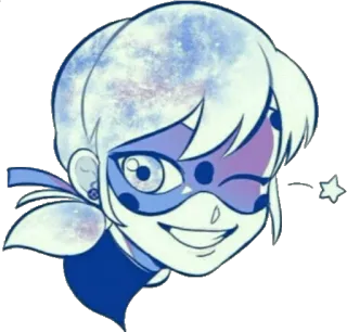 😉 Ladybug Miraculous Ladybug coccinelle, dessin animé, clin d'œil, mignon, anime, miraculous, fille telegram sticker