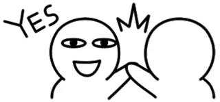 🙌 Tos, Kartun, Sapaan, Persahabatan, Kolaborasi telegram sticker