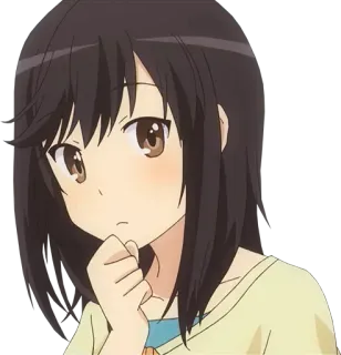 🤔 Anime, Mädchen, Cartoon, Süß, Manga, Charakter whatsapp sticker