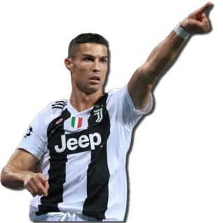 👉 Cristiano Ronaldo voetbal, speler, atleet, sportman, Ronaldo telegram sticker
