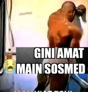 🌟 GINI AMAT MAIN SOSMED telegram sticker