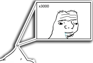 🤤 x3000 Meme, Triste, Internet, Réaction, Pleurs telegram sticker