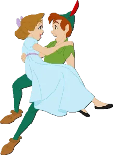 Peter Pan whatsapp stickers