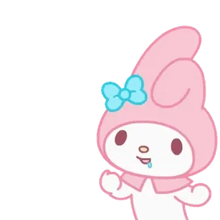 😊 My Melody sanrio, lindo, kawaii, my melody, personaje, dibujos animados telegram sticker