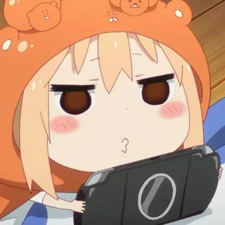 🌩 Umuru Doma Himouto! Umaru-chan Anime, Chibi, Umaru, Himouto, Lindo, Gaming telegram sticker