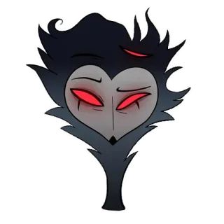 😴 Stolas Helluva Boss burung hantu, iblis, animasi, kartun telegram sticker