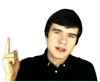 👆 человек, средний палец, жест, мужчина whatsapp sticker