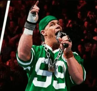💚 John Cena Wrestler, WWE, Rapper, Sport, Person, Promi telegram sticker