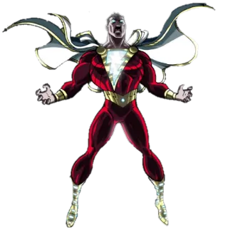 ⚡ Shazam superhéroe, cómics, Shazam, DC Comics, superpoder telegram sticker