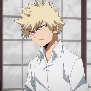 💥 Katsuki Bakugo My Hero Academia Anime, Manga, My Hero Academia, Katsuki Bakugo, Karakter whatsapp sticker
