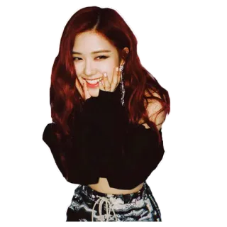 😁 wanita, orang, tersenyum, rambut merah, ceria, bahagia, potret telegram sticker