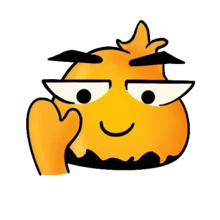 😁 Emoji, Dedo corazón, Grosero, Ofensivo, Dibujo animado telegram sticker