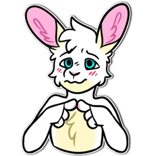👉 furry rabbit telegram sticker