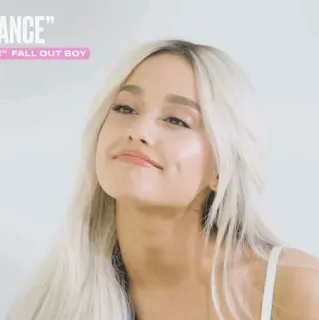 🌃 Ariana Grande DANCE อารีอานา กรานเด, นักร้อง, ป๊อปสตาร์, ผมขาว, เพลง, คนดัง telegram sticker