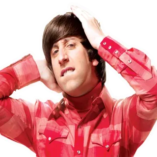 👋 Howard Wolowitz The Big Bang Theory Comedy, Sitcom, Fernsehen, Nerd, Wissenschaftler, Ingenieur telegram sticker