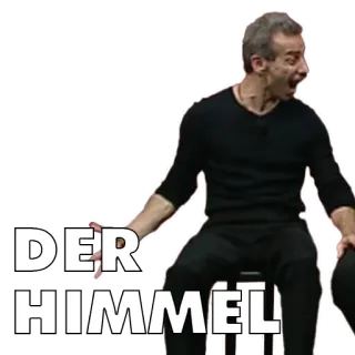 🌤 DER HIMMEL allemand, ciel, mots, expression whatsapp sticker
