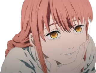 🙂 Makima Chainsaw Man anime, manga, makima, chainsaw man telegram sticker