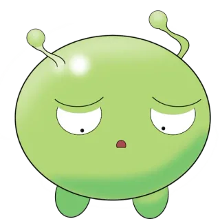 😔 Mooncake Final Space 最终空间, 卡通, 月饼, 太空, 动画, 可爱, 外星人, 朋友 telegram sticker