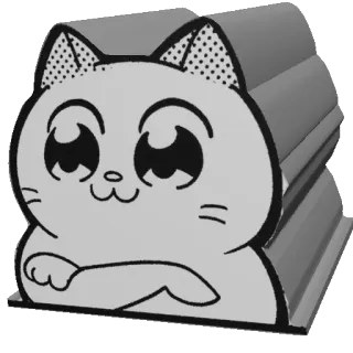 🐣 แมว, น่ารัก, การ์ตูน, สัตว์, คาวาอิ, สติกเกอร์ telegram sticker