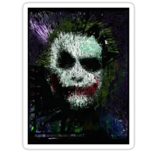 🎆 Joker Coringa, vilão, DC Comics, personagem de HQ, palhaço, criminoso telegram sticker