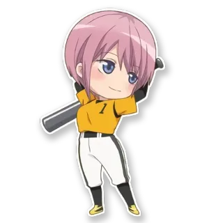 🎾 anime, sticker, chibi, baseball, sports, character telegram sticker