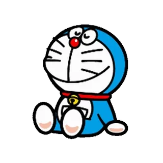 🔵 Doraemon 도라에몽, 애니메이션, 만화, 고양이, 로봇, 캐릭터 whatsapp sticker