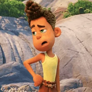 😌 Luca Paguro Luca Лука, Pixar, мультфильм, персонаж telegram sticker