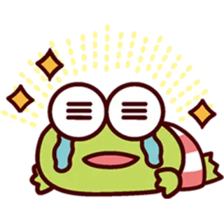 😭 Keroppi cartoon, Keroppi, crying, sad, frog telegram sticker