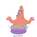 👌 Patrick Star Spongebob Squarepants 만화, 패트릭, 스폰지밥, 캐릭터, 웃긴, 유머, 애니메이션 telegram sticker