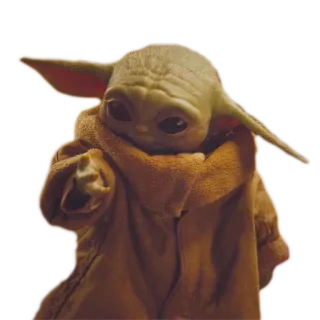 😮 Grogu The Mandalorian Grogu, Baby Yoda, Mandalorian, Star Wars, imut, acara TV, kartun, luar angkasa telegram sticker