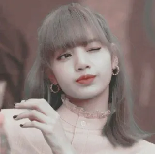 🥀 Lisa kpop, lisa, blackpink, cantora, pessoa, piscadela, idol, mulher telegram sticker