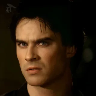 🍸 Damon Salvatore The Vampire Diaries vampier, tv serie, bovennatuurlijk, drama, fantasie telegram sticker