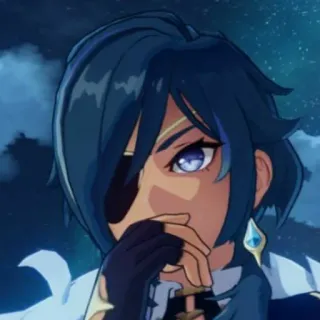 🤔 Kaeya Genshin Impact anime, video game, character, kaeya, genshin impact telegram sticker
