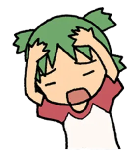 😞 애니메이션, 만화, 캐릭터, 스트레스, 짜증, 좌절 telegram sticker