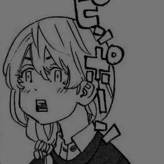 ✖️ ビックリ anime, manga, shocked, surprised, cartoon whatsapp sticker