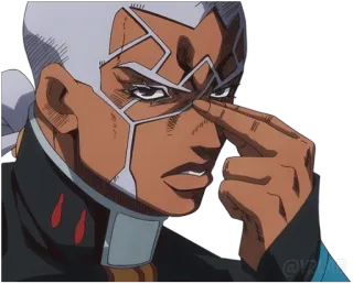 👀 Enrico Pucci JoJo's Bizarre Adventure anime, jojo, enrico pucci, stone ocean, character telegram sticker