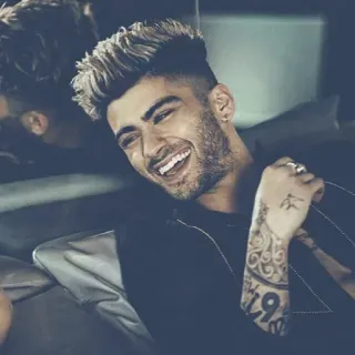 😹 Zayn Malik Zayn Malik, singer, musician, portrait, celebrity telegram sticker
