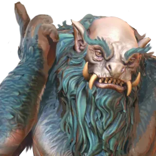 🤓 troll, fantasy, monster, creature telegram sticker
