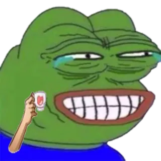 😂 Pepe the Frog pepe, katak, meme, budaya internet, menangis whatsapp sticker
