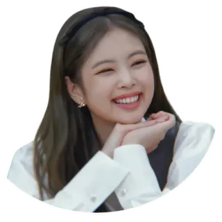 😄 Jennie kpop, ジェニ・キム, 歌手, blackpink, 女性, 笑顔 telegram sticker