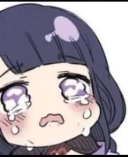 😭 Hinata Hyuga Naruto Anime, Cartoon, Weinend, Traurig, Chibi, Naruto, Hinata telegram sticker