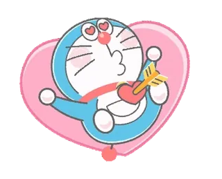 Doraemon's Animated Crayon Stickers telegram stickers