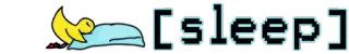 😴 [sleep] сон, спящий, мультфильм, zzz telegram sticker