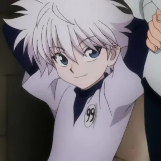 ⚡️ Killua Zoldyck Hunter x Hunter Anime, Dibujos animados, Personaje, Killua, Hunter x Hunter whatsapp sticker