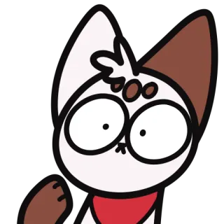 🤔 猫, アニメ, ステッカー, アニメーション, 動物, かわいい telegram sticker