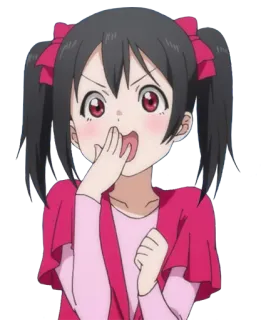 😈 Nico Yazawa Love Live! anime, girl, cute, idol, love live telegram sticker