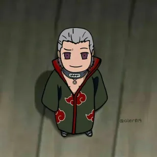 😐 Kakuzu Naruto какузу, акацуки, аниме, наруто, ниндзя telegram sticker